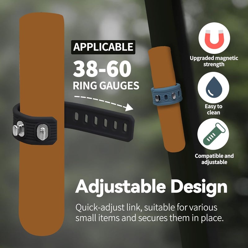 ROWFEN Golf Cart Accessories - Fits 38 to 60 Ring Gauge - Convenient Magnetic Holder with Magnetic and Adjustable Design - Fit for Golfing, Grilling, Fishing, Travel, and Outdoor Adventures - Image 2